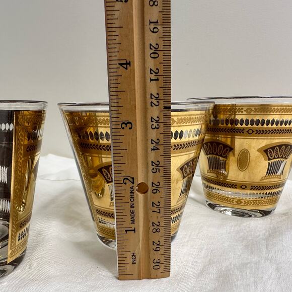 Vintage Culver Festival Black and Gold DOF Glasses 1940s-50s - Picture 5 of 8